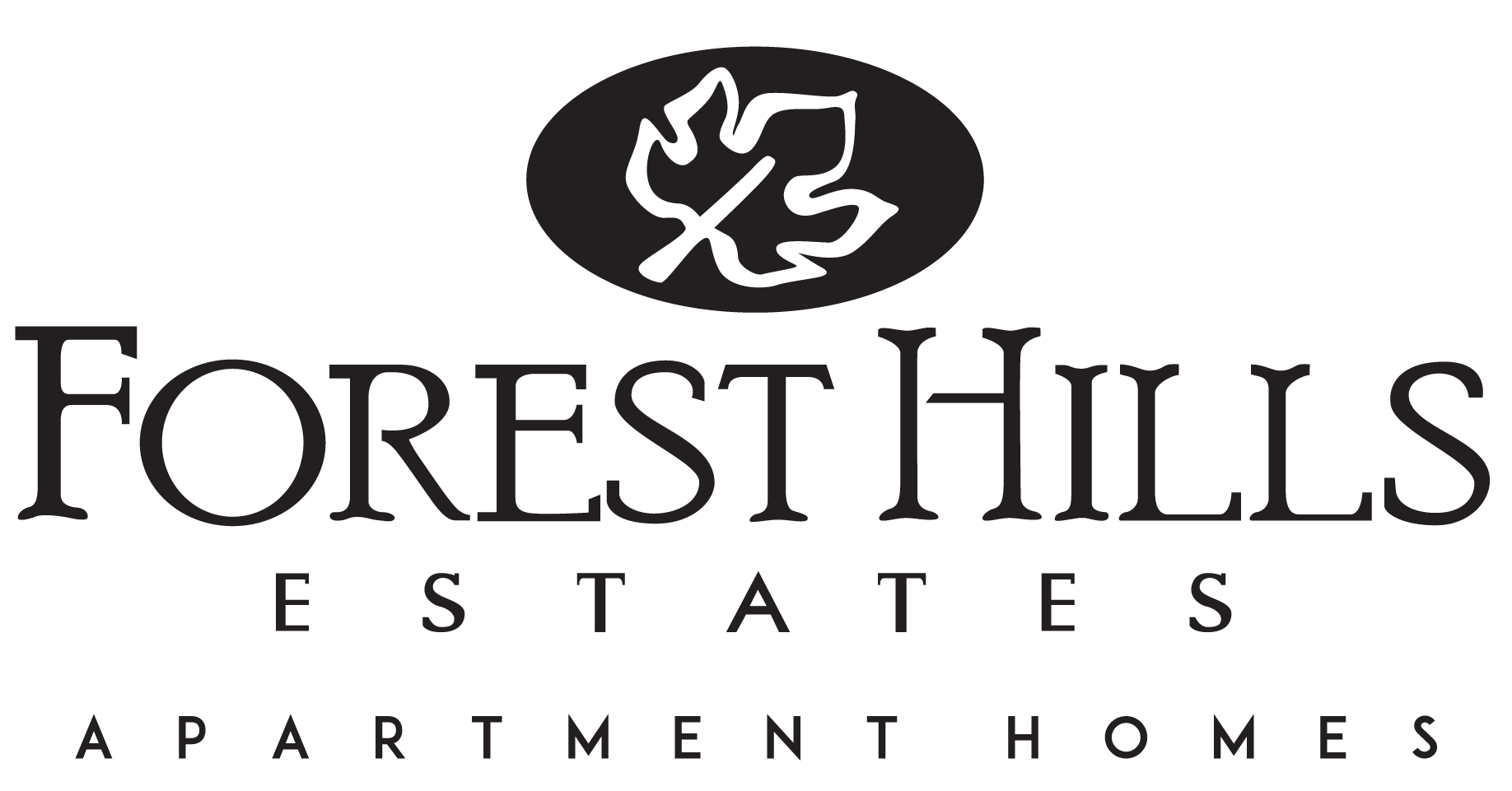 the logo or sign for the apartment